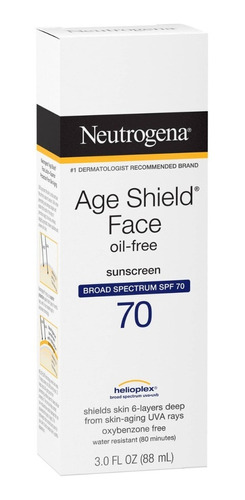 Protector Solar Facial Neutrogena Age Shield Spf 70 (88ml)