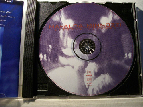 Mafalda Minnozzi, Efeito Azzurro, 1997, Cd Original Raro (Usado)
