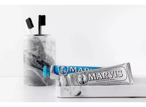 Para Creme Dental Marvis Whitening Mint, Pacote Com 2