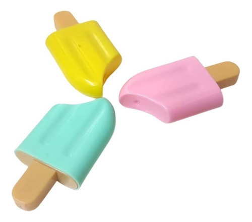 Destacadores Mini Heladito Paleta Kawaii