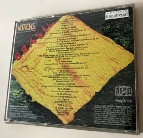 Cds Música Brasil, Col. Noticias: Caetano Chico Toquinho C/u (Usado)