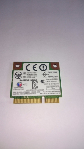 Wireless+bluetooth Atheros Ar5b225 Notebook Samsung Np270e4