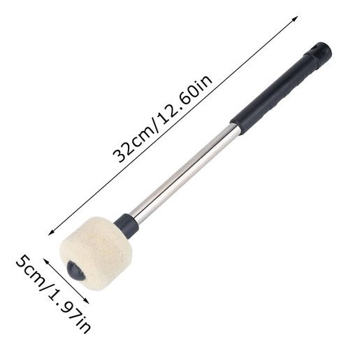 Drum Mallet Wool Felt Timbales Sticks Instrumento De Pe...