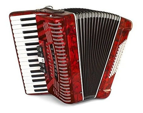 Hohner 1305-red Hohnica 72 Bajo Nivel De Entrada De 34 Tecla