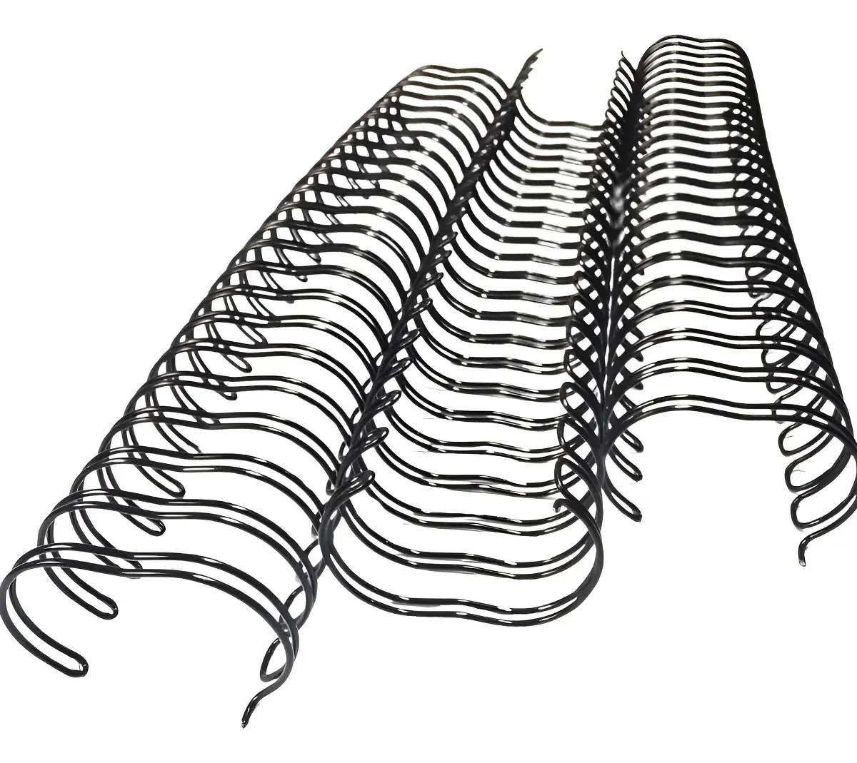 Wire-o Duplo Anel 7/8 Para 180 Folhas A4 2x1 10 Unidades Cor Preto