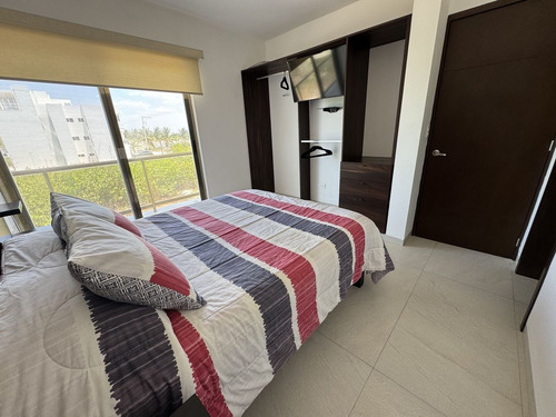 Departamento En Renta Frente A Playa En San Benito, Yucatán