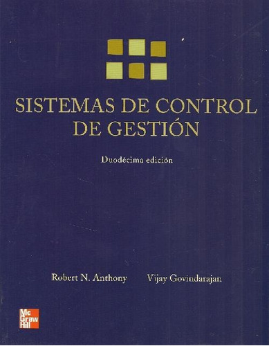 Libro Sistemas De Control De Gestión De Robert N. Anthony