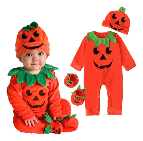 Ropa De Rol De Fiesta Infantil, Traje De Calabaza