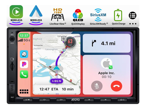 Atoto F7 Xe 7 Pulgadas Carplay Inalámbrico Y Android Auto In