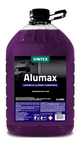 Alumax 5l Rodas Limpa Alumínio Baú Caminhão Aro Vonixx *