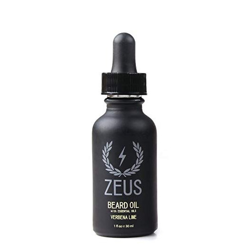 Zeus Aceite Barba Hombres, Verbena Lime, 1 Onza