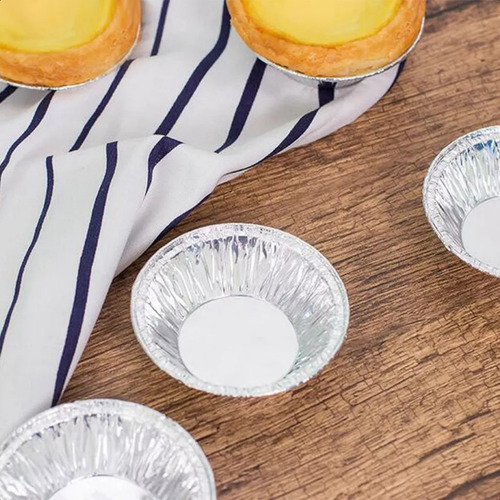 Molde De Aluminio Desechable P/pasteles, Muffin Frescos, 100