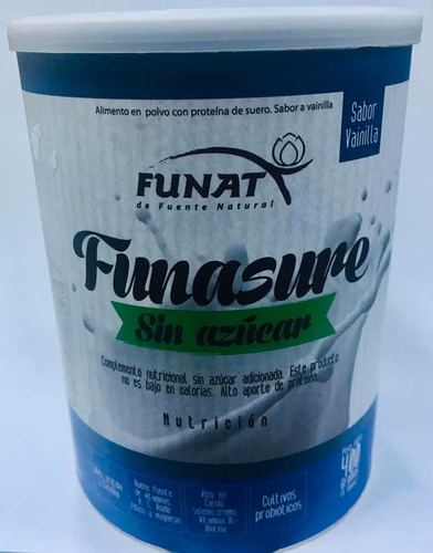 Funasure Funat Sin Azúcar X 400g - Unidad a $158