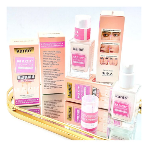 Base Maquillaje Magica Cambia Según Tu Tono Original Karite Mágico