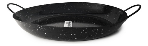 Paellera Enlozada Dos Asas Lozafer 40 Cm Color Negro