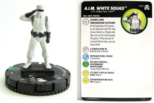 Heroclix A.i.m. White Squad #022 Avengers Black Panther And 