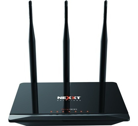 Router Wireless Nexxt Amp 300 High Power  3 Antenas Sellados