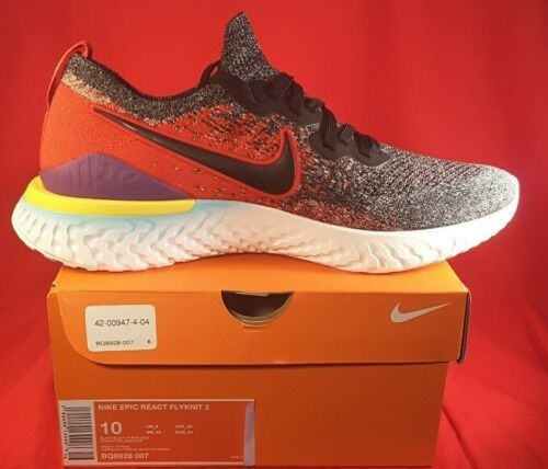 nike epic react flyknit 2 negras