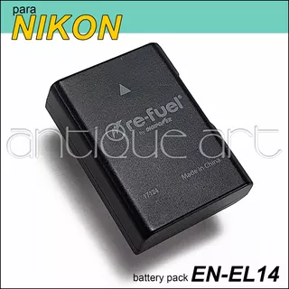 A64 Bateria En-el14 Para Nikon D5200 D5500 D3300 P7700 Df