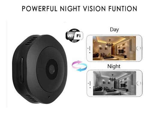 Mini Cámara Oculta Espía Wifi Hd 1080p Batería Visión Noctur