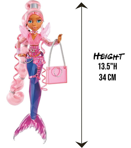 Imagen 5 de 5 de Muñeca Mermaze Mermaidz Color Change Harmonique