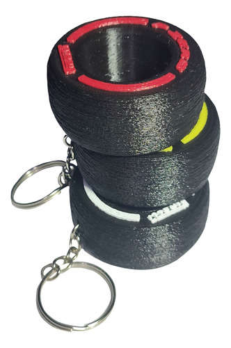 Llavero Neumaticos Pirelli F1 Set 3 Llaveros