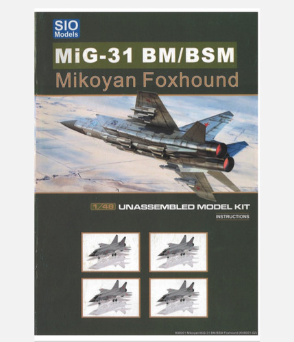 Mikoyan Gurevich Mig-31 Bs/bsm Foxhound Esc 1/48