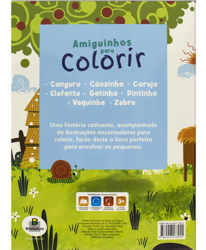Amiguinhos para Colorir: Pintinho, de © Todolivro Ltda.. Editorial Brasileitura, capa mole em português, 2022