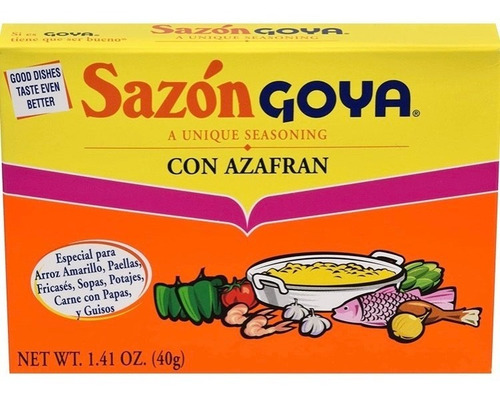 Sazon Goya Con Azafran