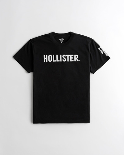 Franela Hollister, Talla Xl, Color Negro