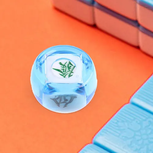 2 Juego De Dados Chinos De Colección Para Eventos Azul