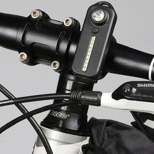 A Linterna Táctica Recargable Led Trasera Para Bicicleta Con