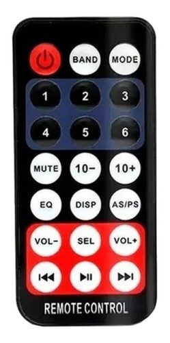 Imagem 3 de 3 de Som automotivo First Option 6660BN com USB, bluetooth e leitor de cartão SD