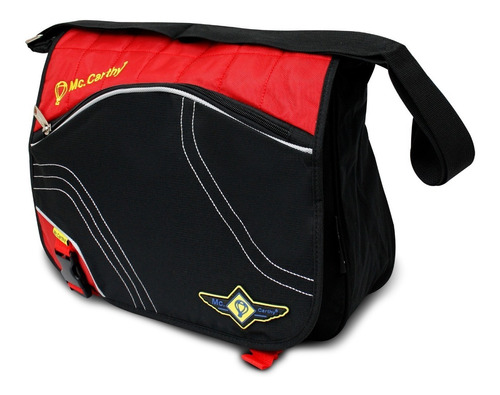 Portafolio Para Laptop Mc.carthy Mod. Mc-6 (negro/rojo)