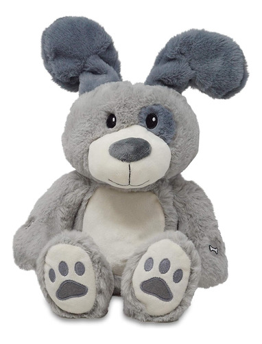 Cuddle Barn | Play Play Parker 11 Gray Puppy Animed Relleno