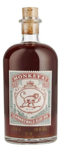 Pack De 4 Ginebra Monkey 47 Sloe 500 Ml