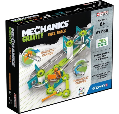 Juegos Construye Un Circuito Magnético  67pcs - Geomag