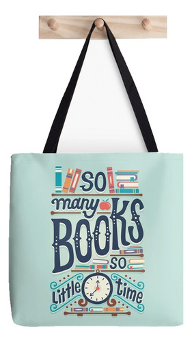 Bolsa De Tela Tote Bag Amante De Libros Jane Austen Books Color So Many Books