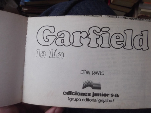 Garfield La Lia Libro 13 Jim Davies Tira Comica (Usado)