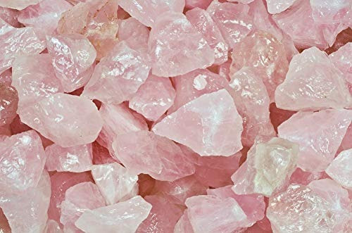 Fantasia Materiales: 1 Libra De Cuarzo Rosa En Bruto De Mada