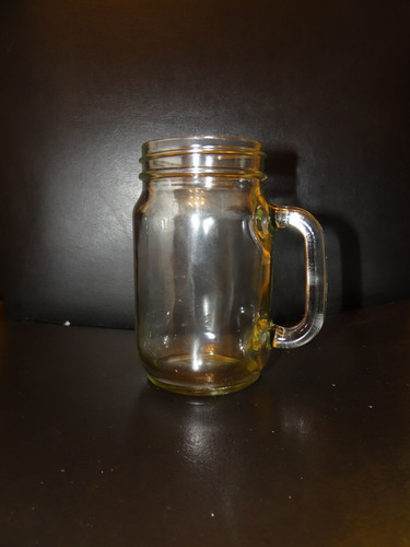 Imagen 7 de 9 de Mayorista 6 Frascos Jarro Vidrio Con Manija Tragos Oferta