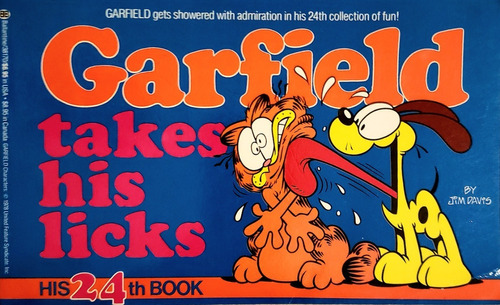 Garfield 24th Book - Takes His Licks - Davis, Jim