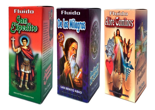 Pack Fluido X3 San Expedito Abre Caminos Benito Abad Paijoao