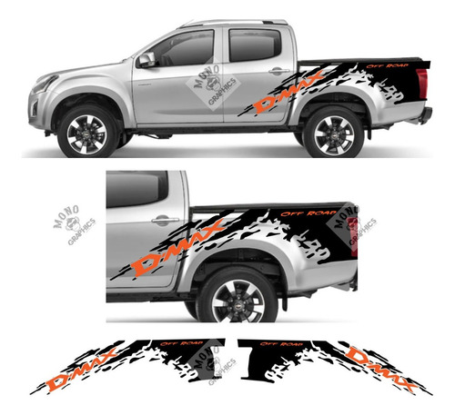 Stickers Chevrolet Dmax Fango