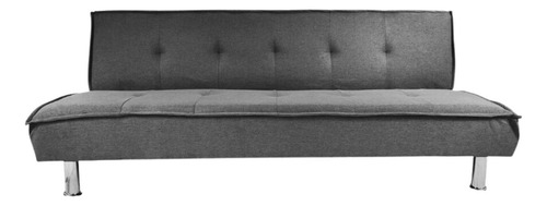 Futón Sofá Cama Ajustable 170x50x40 Cm Gris