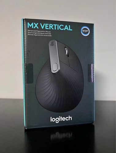 Mouse Logitech Mx Vertical Inalámbrico Negro 910-005447 Negro (Usado)