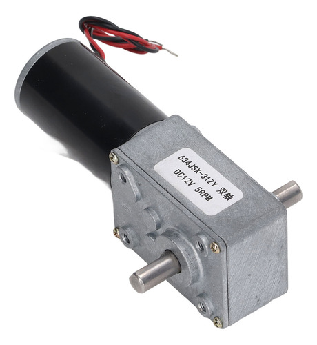 Motor De Engranajes Dc De Doble Eje, 12 V, Autoblocante, Red