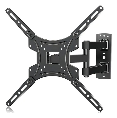 Suporte Tv Articulado Universal Braço Longo Regulável Inclinável Lcd Led Plasmas 32 A 55 Polegadas Cor Preto