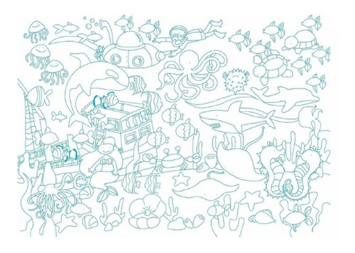 Imagen 4 de 6 de Puzzle Rompecabezas Fondo Del Mar 28 Piezas - Playking