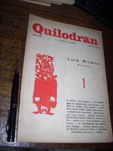 Revista Quilodran Nº 1 1966 Luis Rivano Director